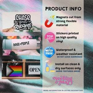 Mlm Gay Male Heart Pride Vlag Sticker Of Magneet Gestanst Vinyl