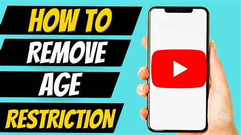 How To Remove Age Restriction On Youtube App Phone Youtube