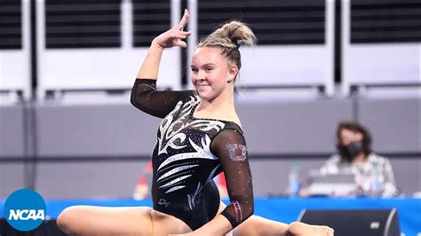 Maile O Keefe Co Championship Floor Routine Ncaa Gymnastics Championship Semifinals Youtube
