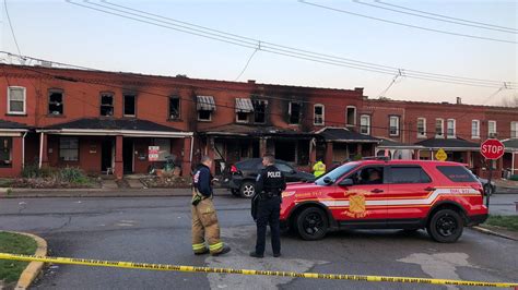 Four Alarm Fire Causes Heavy Damage To Row Houses In Ambridge Wpxi