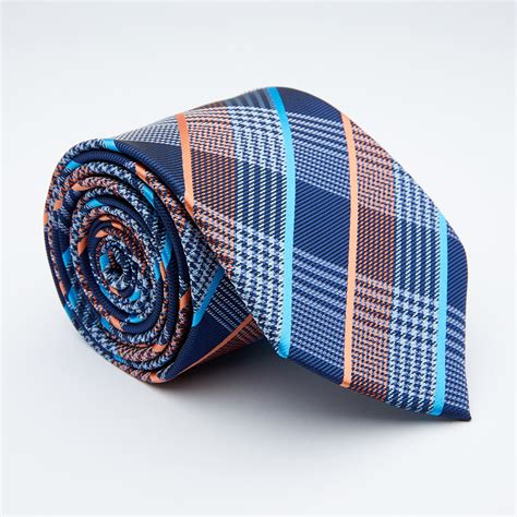 Cross Stripe Silk Tie Multicolor St Lynn Touch Of Modern