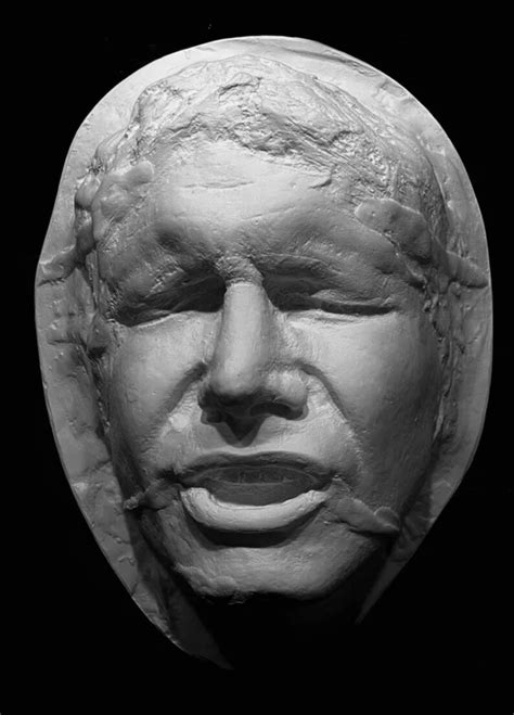 Han Solo Frozen In Carbonite Life Mask Face Cast In White Or Painted