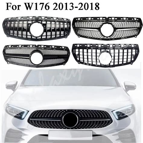 Front Upper Grille Grill Fit For Mercedes Benz W176 A Class A180 A200