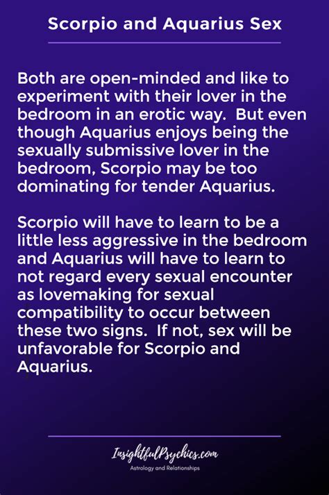 Scorpio And Aquarius Compatibility Sex Love And Friendship