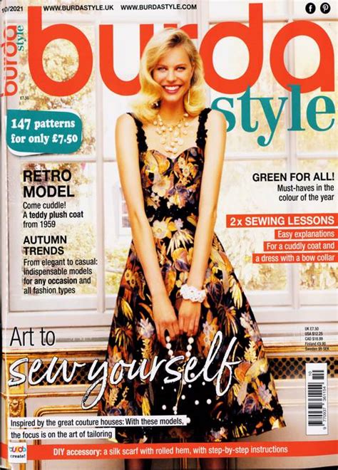 burda style magazine subscription buy at uk knitting and crochet