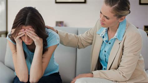 Woman Comforting Friend Just Going To Throw Compliments Against Wall