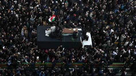 As Protests Flare Iran Bids Farewell To Rafsanjani The New York Times