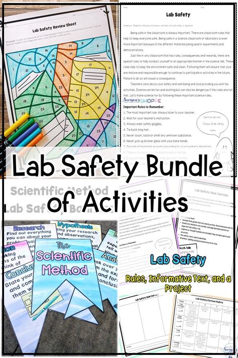 Lab Safety Bundle For Students To Use In Science And Math Projects