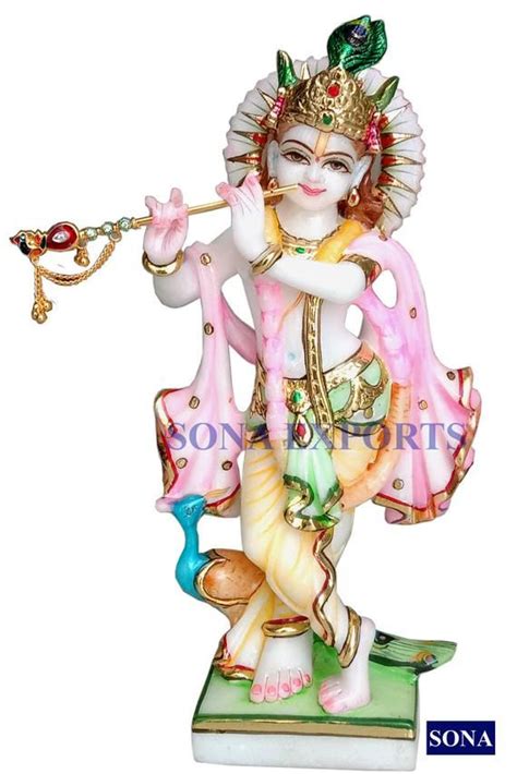 Buy White Marble Krishna Statue Marble Krishna Idols Small Online In