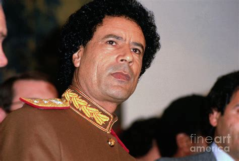 Libyan Leader Muammar Al Qaddafi Photograph By Bettmann Pixels