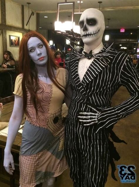 Nightmare Before Christmas Simple Halloween Costumes Man And Woman