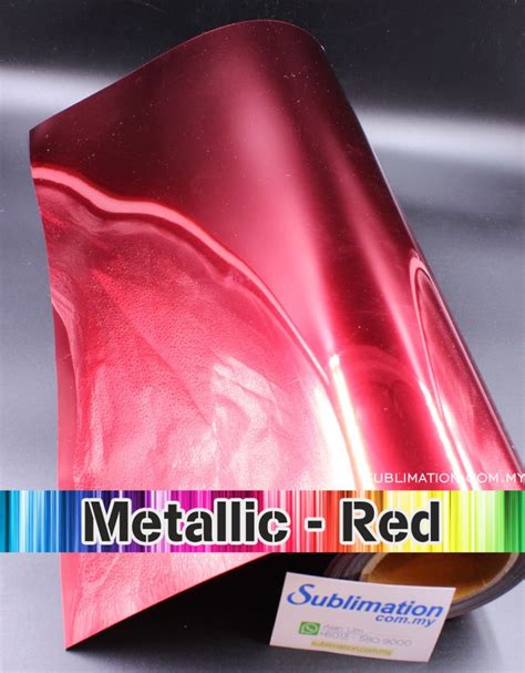 Red Metallic Vinyl