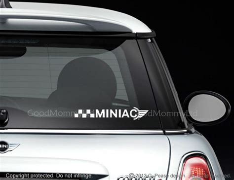 This Vinyl Decal Features My Original Miniac Design For My Fellow