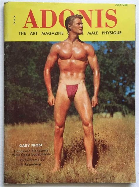 adonis july 1956 gary frost muscle magazine male physique bodybuilding
