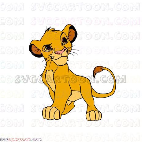 Download Simba The Lion King svg dxf eps pdf png | Simba, Lion king, Svg