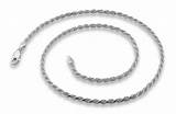 Silver Rope Chain Necklace Images