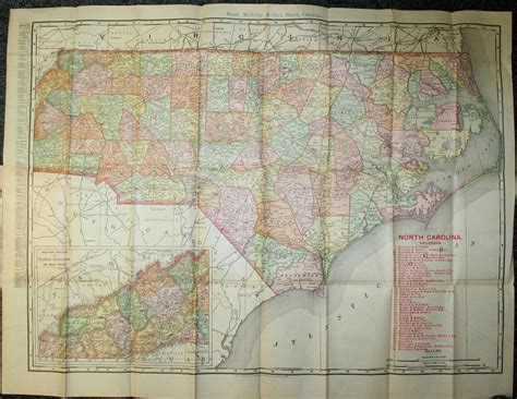 Rand Mcnally And Cos Indexed County And Railroad Map And Shippers