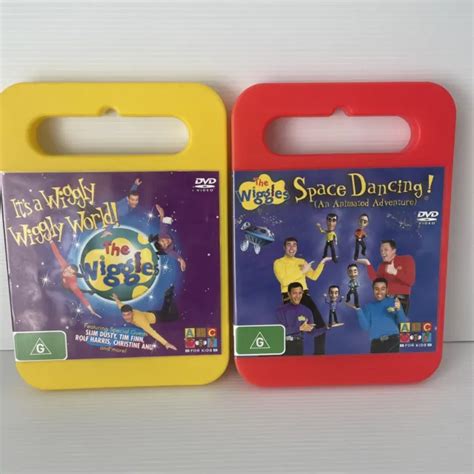 The Wiggles Dvd Pack Space Dancing And Wiggly World Rare Original