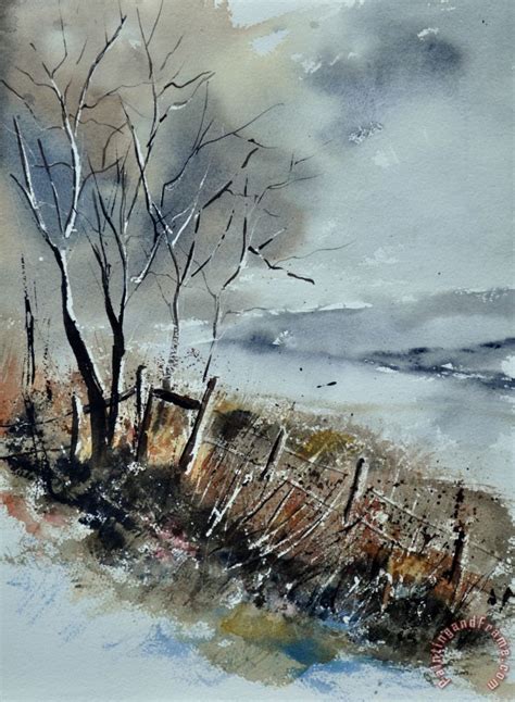 Pol Ledent Watercolor Painting Watercolor Print For Sale