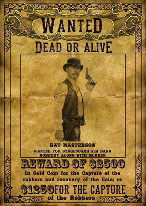 40 Wanted Poster Templates Free Psd Ai Word Indesign Formats