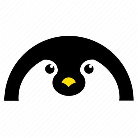 Animal Binatang Bird Ikon Penguin Rounded Warna Icon Download