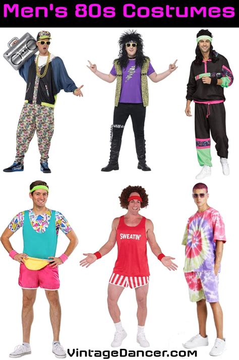 Get Ready To Rock With 80s Themed Guy Outfits Click Now For Rad