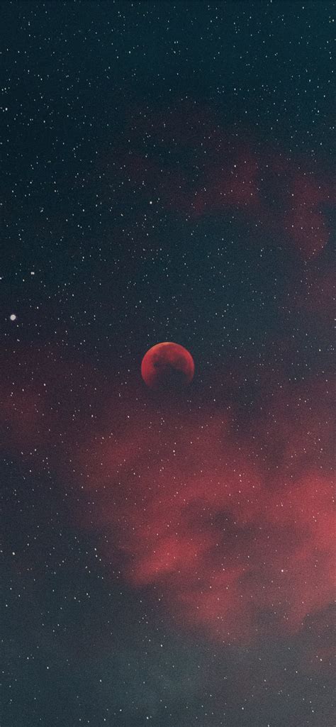 Red Moon In The Sky Iphone Wallpapers Free Download