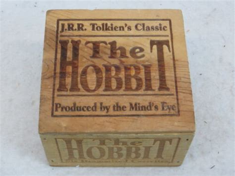 J R R Tolkien The Hobbit Audiocassettes Wood Box Set Mind S Eye