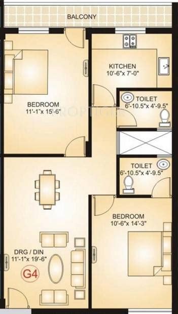 36 2 Bhk House Plan For 1000 Sq Ft Popular Ideas