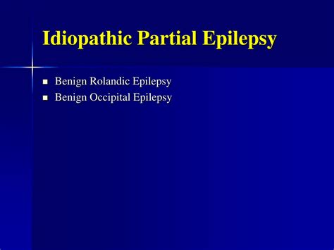 Ppt Advances In The Diagnosis And Treatment Of Epilepsy Powerpoint