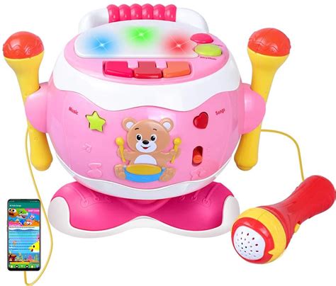 Rabing Baby Musical Toy Drum 5 In 1 Toddler Musical Instruments Toy