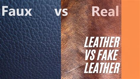 Genuine Leather Vs Fake Leather Youtube