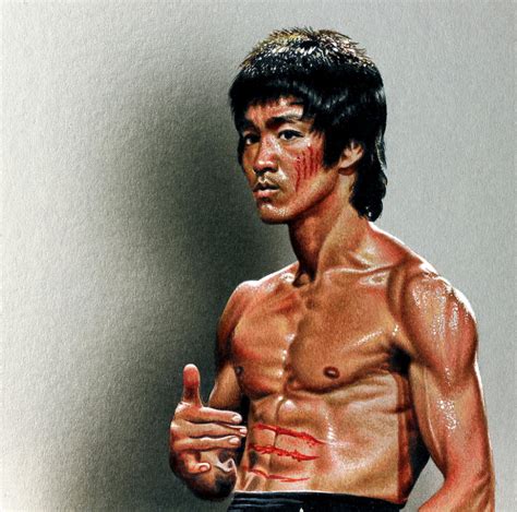 Drawing Bruce Lee By Marcellobarenghi On Deviantart Bruce Lee Art