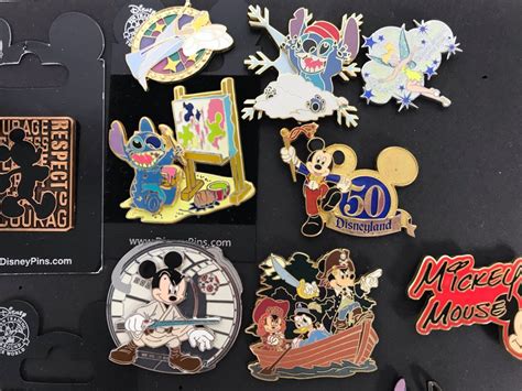 Collection Of Walt Disney Disneyland Pins Trading Pins