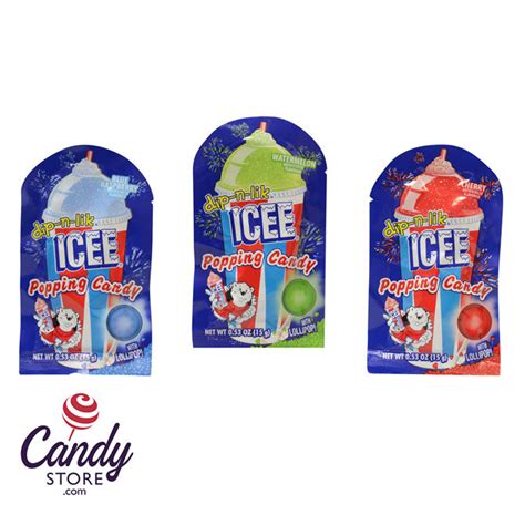 Icee Popping Candy Lollipops 18ct