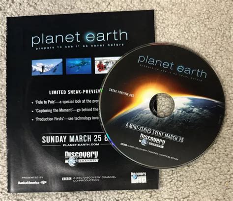 Planet Earth Limited Sneak Preview Dvd Discovery Channel Hollywood