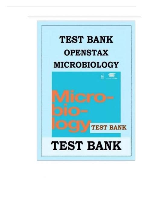 Openstax Microbiology Test Bank All Chapters Updated 20232024