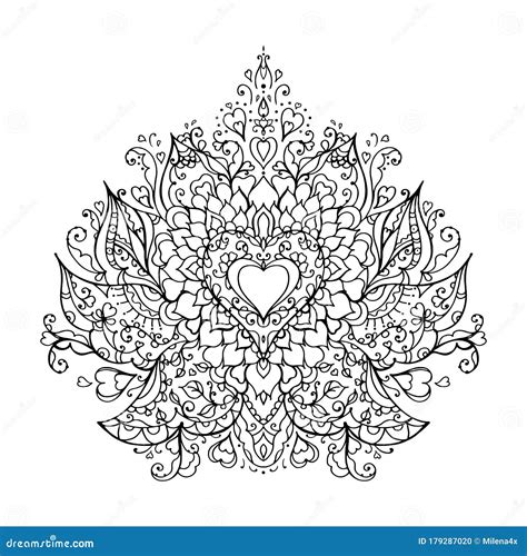 Mandala Art For Meditation Color Therapy Adult Coloring Pages Stress