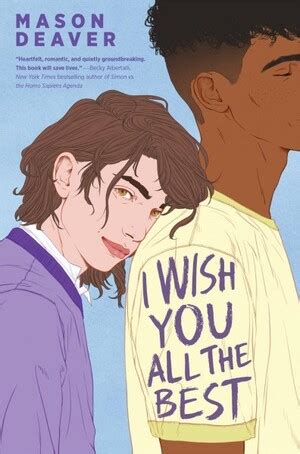 #i wish you all the best #mason deaver #ya. Books: Book Reviews, Book News, and Author Interviews : NPR