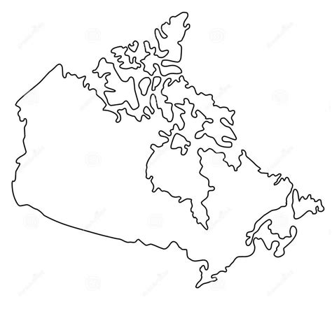 Canada Blank Map Maker Printable Outline Blank Map Of Canada Map Images