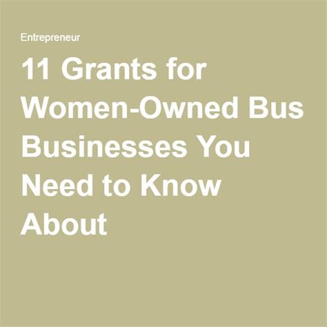 11 Grants For Women Owned Businesses You Need To Know About Business Funding Business Grants