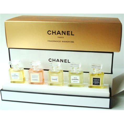 Chanel Perfume 4 In 1 Variety T Set Miniature Chanel Perfume Eau