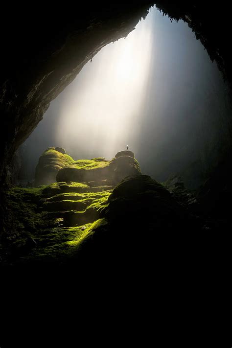 Royalty Free Photo Grass Covered Cave Pickpik