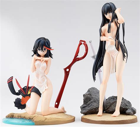 Drenched Ryuuko And Satsuki Nude Towel Figures Sankaku Complex