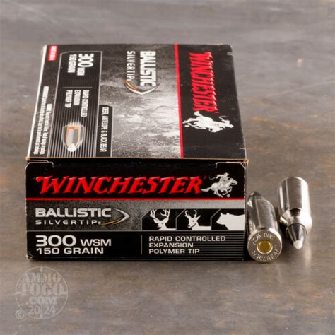 300 Win Short Mag Polymer Tipped Ammo For Sale By Winchester 20 Rounds