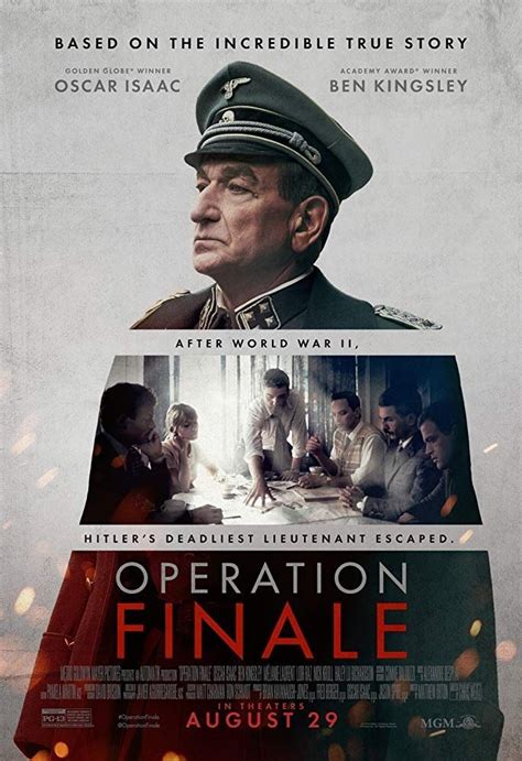 Oficial Poster For Operation Finale 2018 Movienco