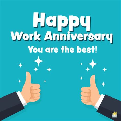 Happy Work Anniversary Wishes Love Working With You