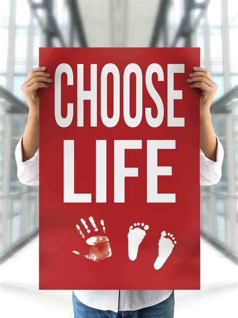 Choose Life Sign