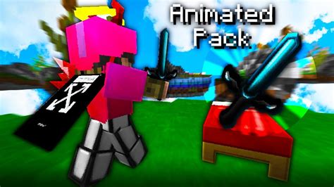 Best Animated 512x No Lag Pvp Texture Pack L Hypixel Bedwars Youtube