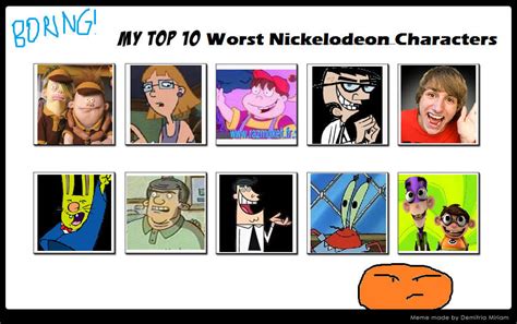 My Top 10 Worst Nick Characters By Sithvampiremaster27 On Deviantart
